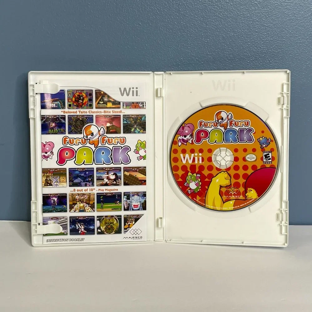 Nintendo Wii Furu Furu Park Video‎ Game Complete TESTED BEAUTIFUL CONDITION